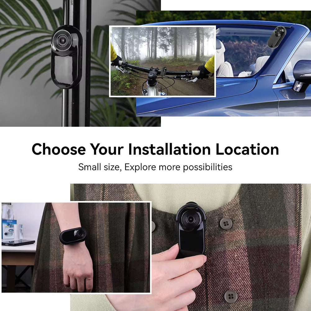 HD 1080P Dog Tracker Collar No Wifi Needed Dog Cat Pet Camera Collar Security Camera Video Records for Cats Dogs Birthday Gift