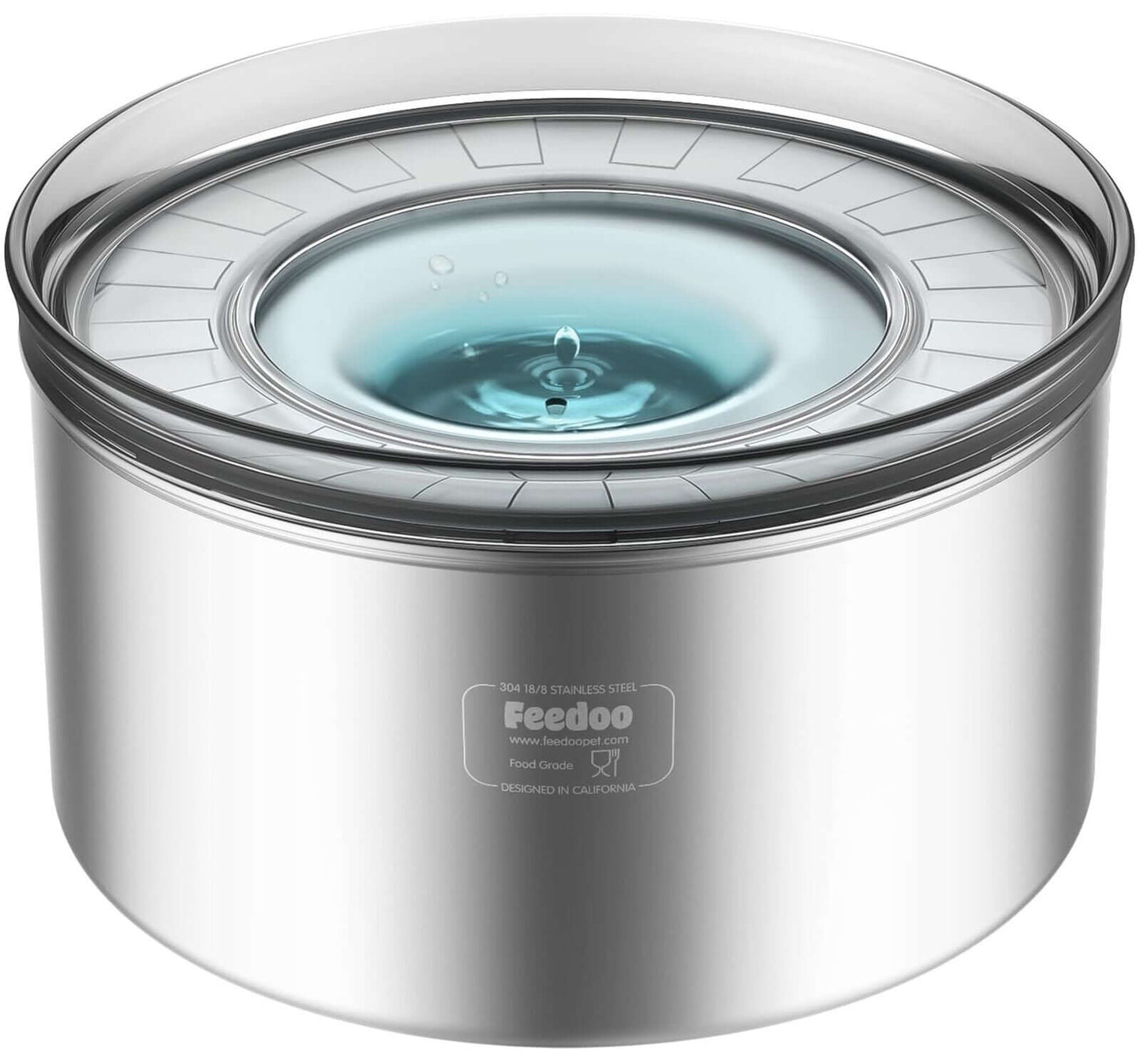 1Gallon Dog Water Bowl, 3.8L No Spill Water Bowl for Dogs, Stainless Steel Sp...