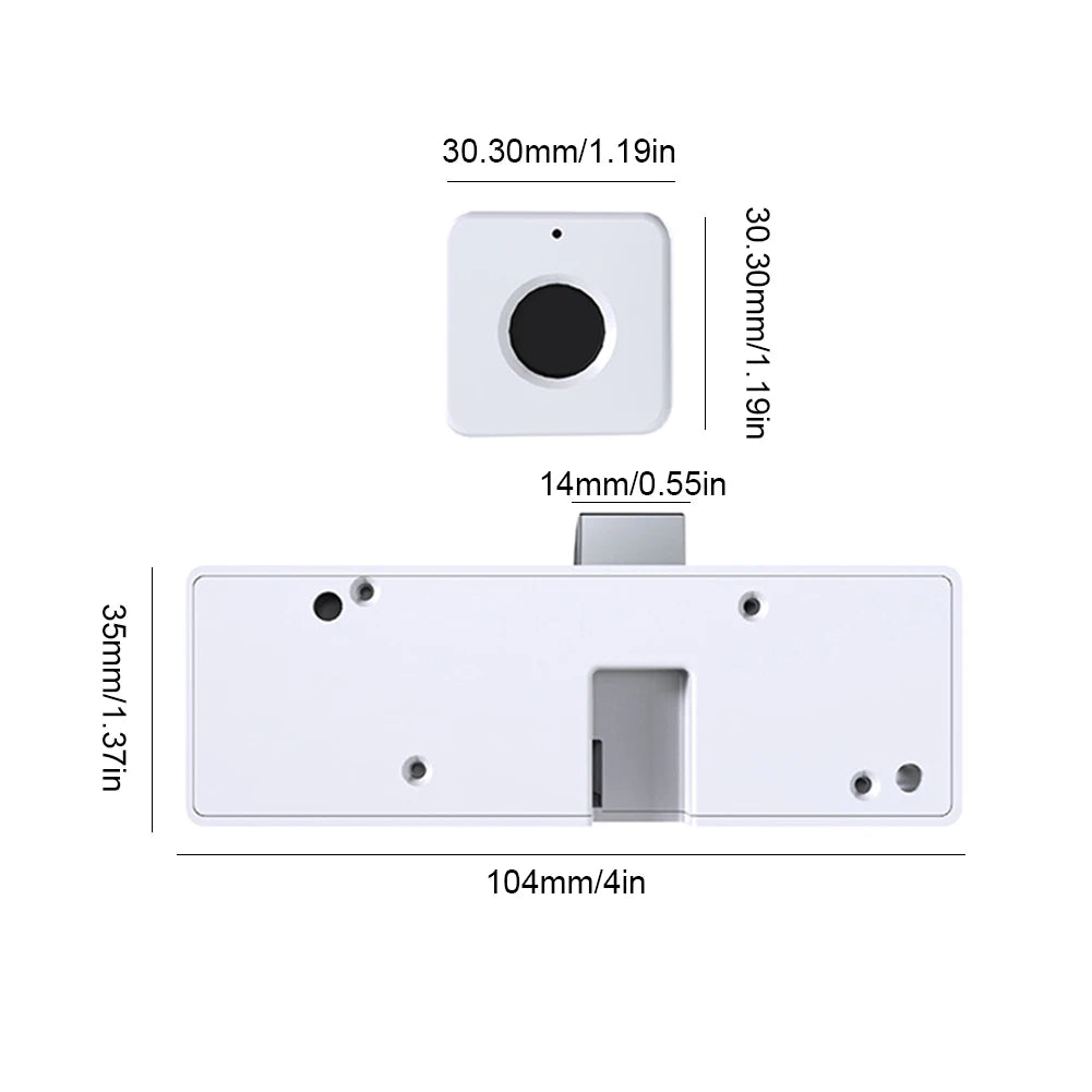 Keyless Fingerprint Drawer Lock For Secure Drawers by eprolo