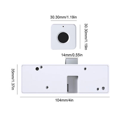 Keyless Fingerprint Drawer Lock For Secure Drawers by eprolo