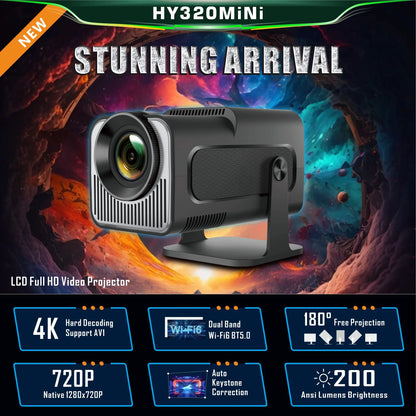Portable Smart Home Projector For Movies And Presentations by eprolo