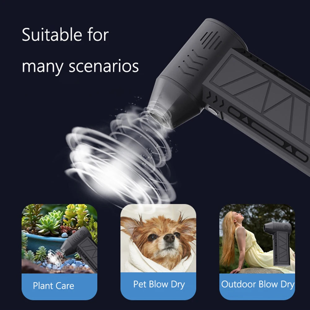 Mini Turbo Jet Fan With Light Portable Personal Cooler by eprolo