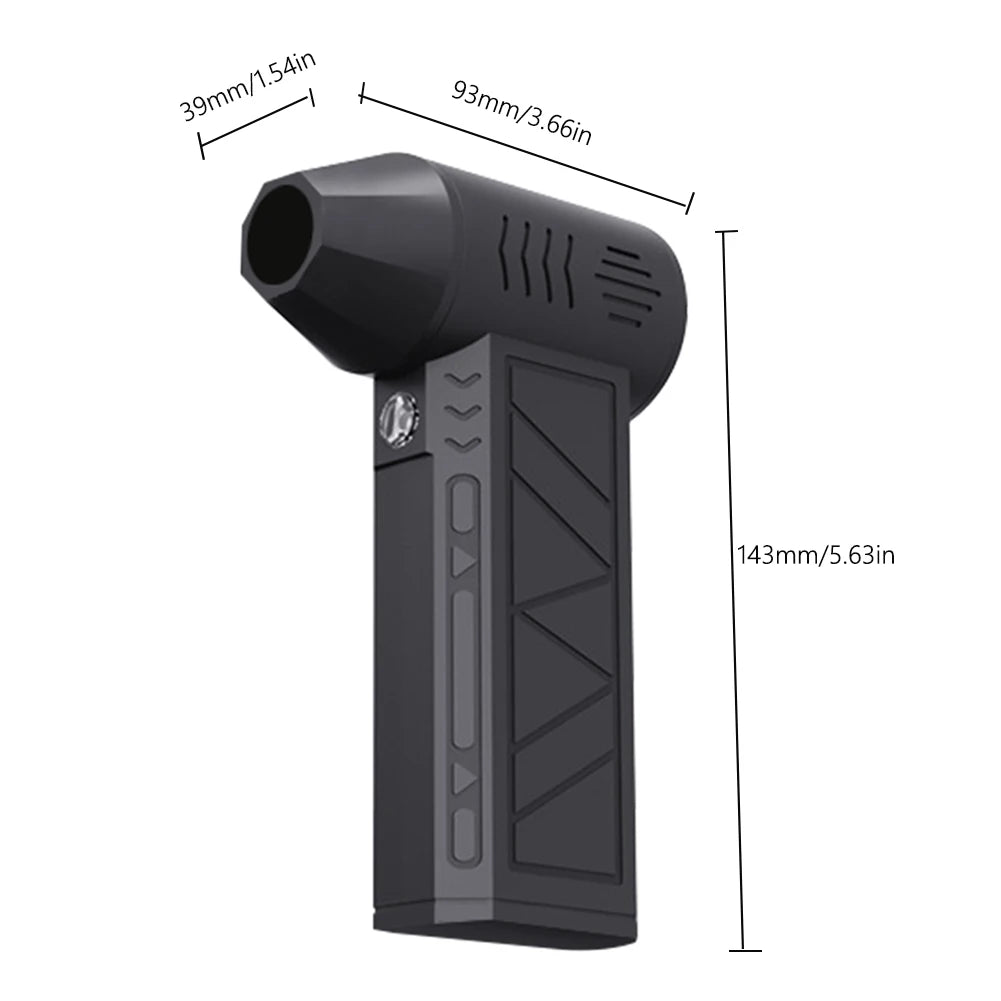 Mini Turbo Jet Fan With Light Portable Personal Cooler by eprolo