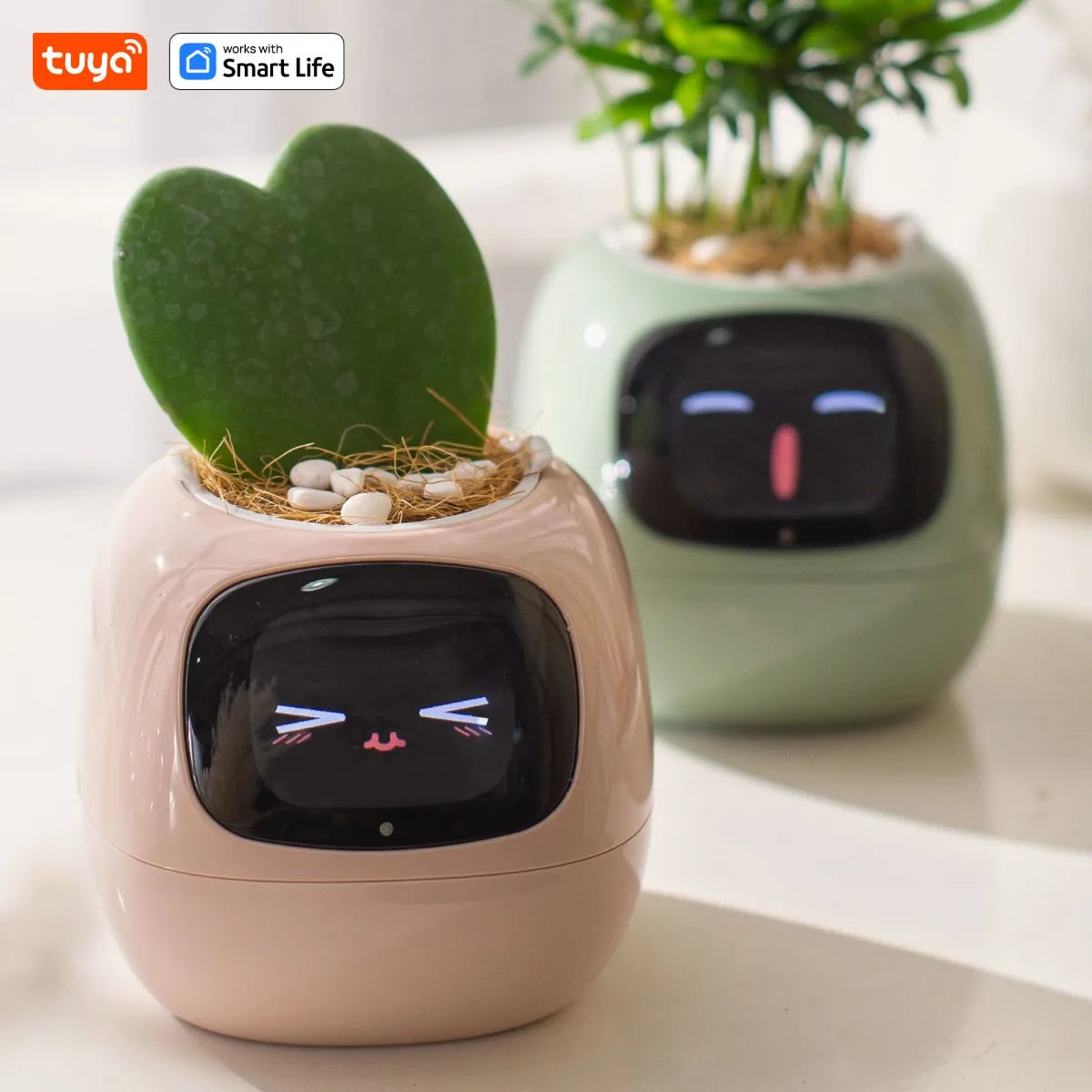 AI Smart Planter With 7 Sensors For Smart Plant Care by eprolo