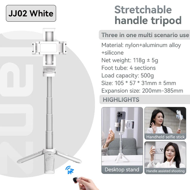 Ulanzi JJ02 Selfie Stick With Extendable Tripod Handle by eprolo