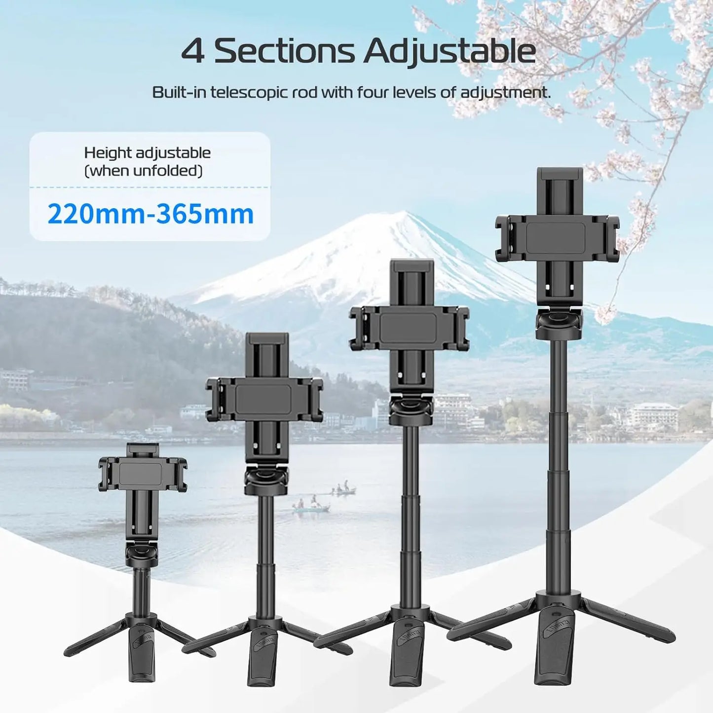 Ulanzi JJ02 Selfie Stick With Extendable Tripod Handle by eprolo