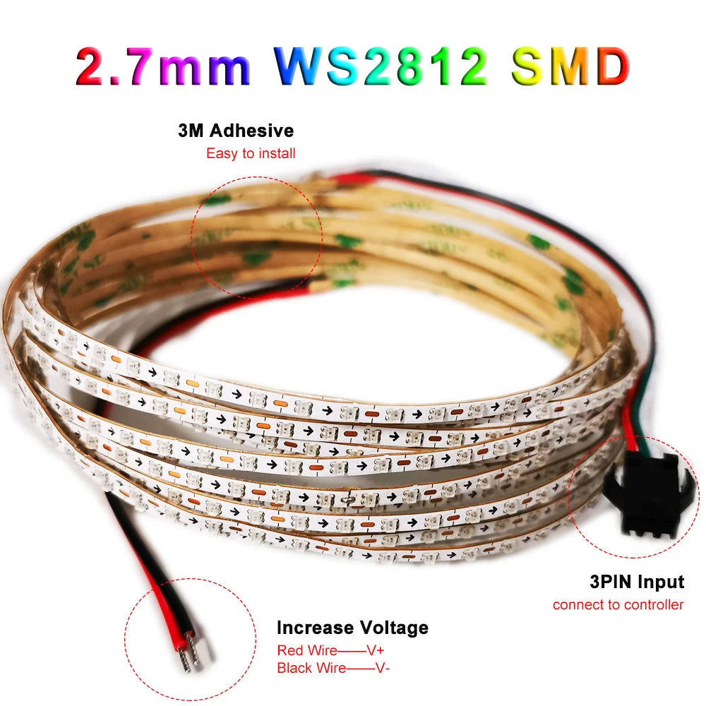 RGBIC Smart Pixel Light LED Strip for Ambient Color by eprolo