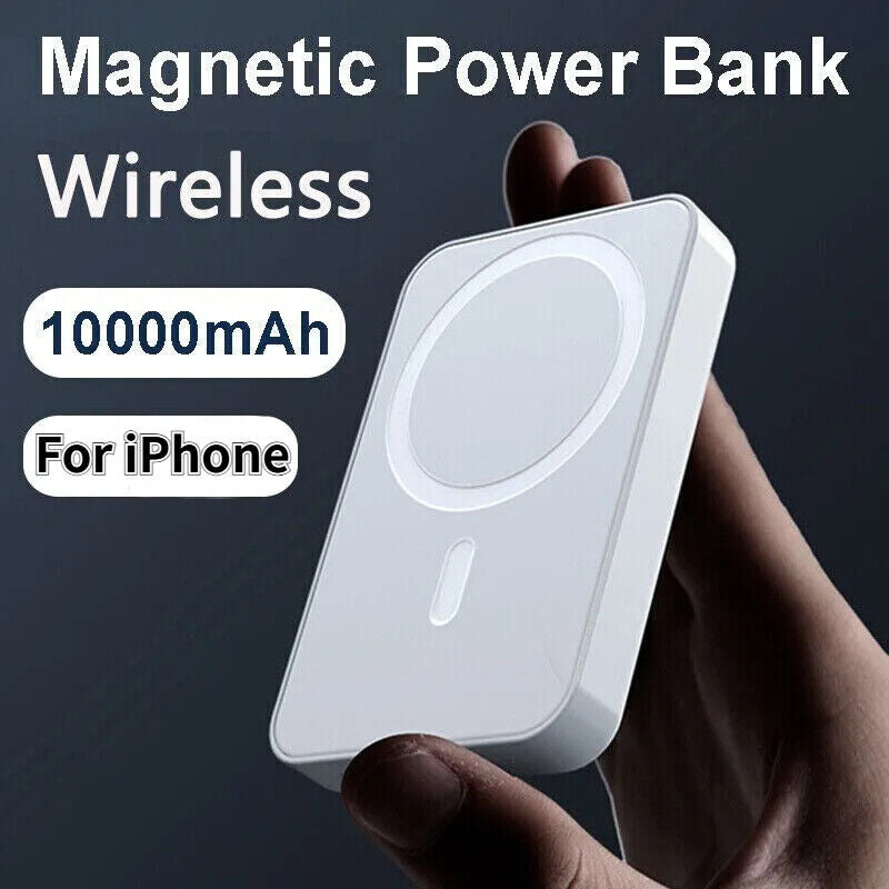 10000mAh MagSafe Wireless Power Bank for iPhone 15 14 13 12